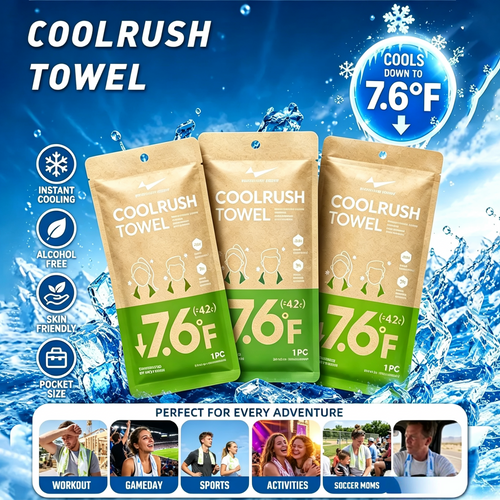❄️ Cooling Towel for Instant & Long-Lasting Relief 🧊