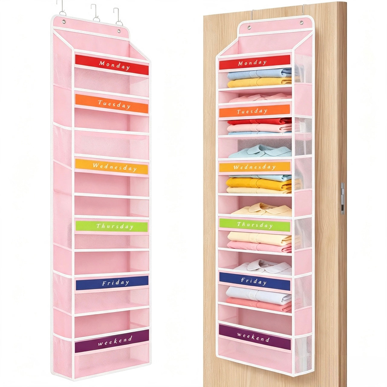 6-Tier Over The Door Organizer – Maximize Hidden Space & Keep Every Room Neat