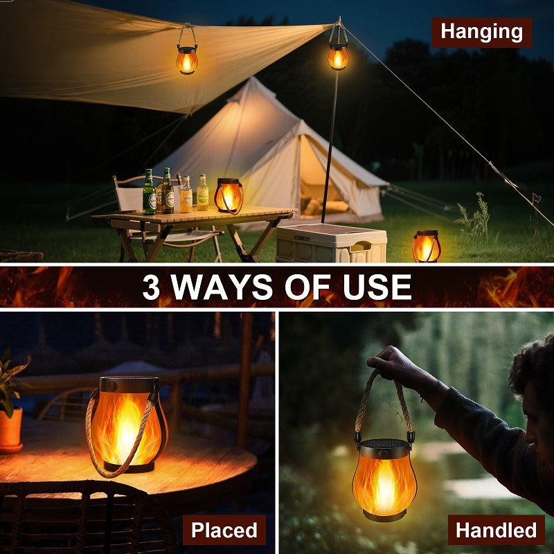 🔥Solar Flame Effect Lantern