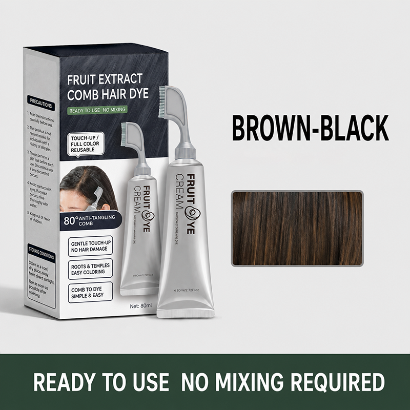🔥Last Day Sale 50% Off🌿 Plant-Based Hair Color Essence for Gray Hair