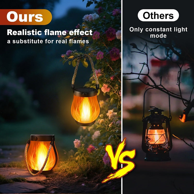 🔥Vintage Style Solar Flame Lantern