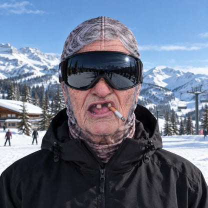 👴 Old F*cker Winter Face Mask | Grumpy Grandpa Cold Weather Cover 😂