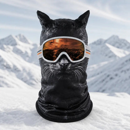 🐺 WildFace Animal Balaclava | Funny Fleece Ski Mask for Winter Adventures ❄️⛷️