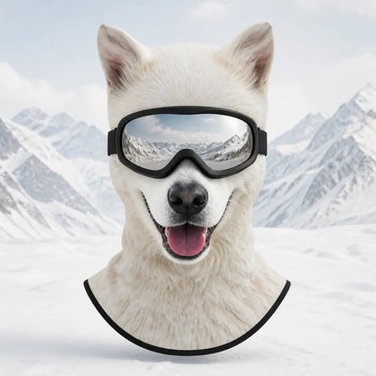🐺 WildFace Animal Balaclava | Funny Fleece Ski Mask for Winter Adventures ❄️⛷️