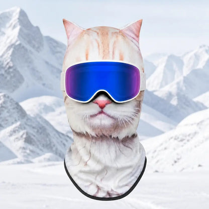 🐺 WildFace Animal Balaclava | Funny Fleece Ski Mask for Winter Adventures ❄️⛷️