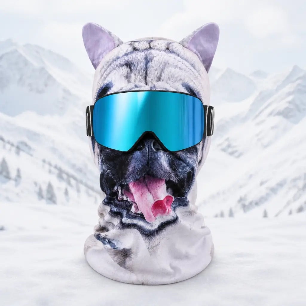🐺 WildFace Animal Balaclava | Funny Fleece Ski Mask for Winter Adventures ❄️⛷️