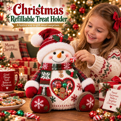 🎅🎄 Jolly Treat Keeper™ | Refillable Christmas Character Holder