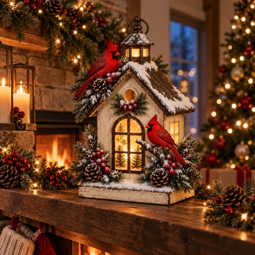 ❤️ Cardinal Cottage in Winter | A Cozy Home for Redbird Lovers