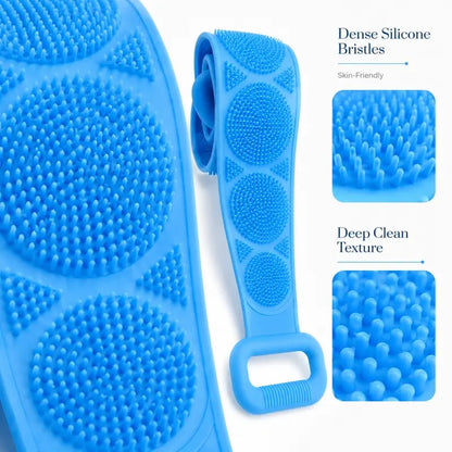 🔥BUY 1 GET 1 FREE 🚿 2-in-1 Silicone Back Scrubber