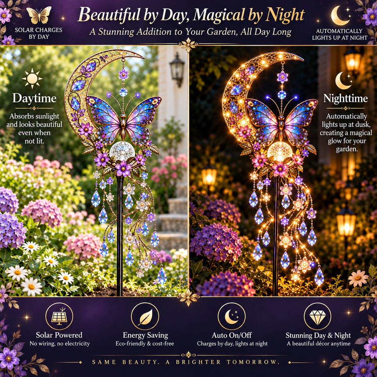 🦋 Moonwing Cascade™ | A Little Garden Magic After Dark 🌙