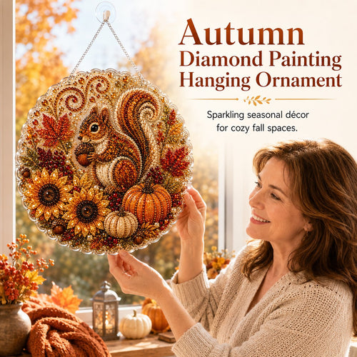 DIY Autumn Diamond Art Hanging Ornament Kit 🍂