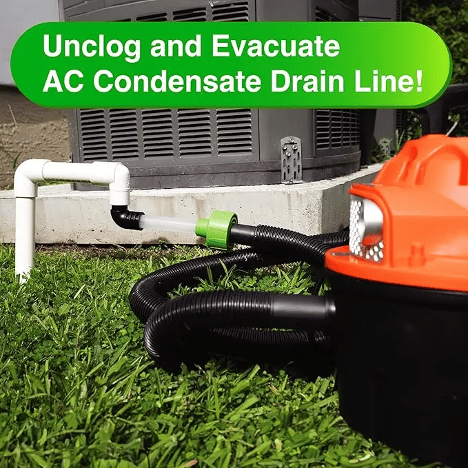 ❄️ HVAC AC Drain Line Cleaner Adapter for PVC Unclogging