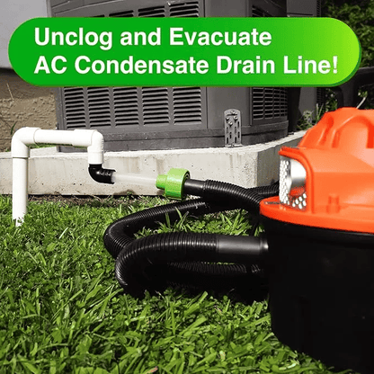 ❄️ HVAC AC Drain Line Cleaner Adapter for PVC Unclogging