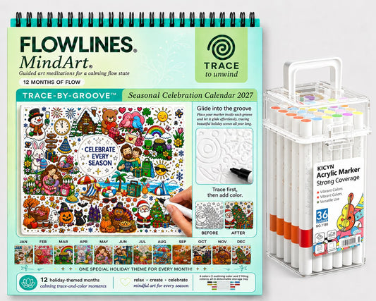 🎨 HueQuest 2027 | A Year of Guided Coloring & Seasonal Art 📅