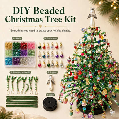 🎄✨ Handcrafted Crystal Christmas Tree DIY Kit – Create Holiday Magic