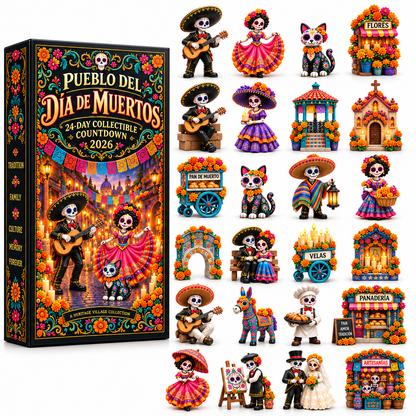 💀 Pueblo del Día de Muertos 2026 – 24 Days of Color, Memory & Tradition 🌼🕯️
