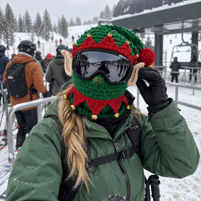 🎅❄️ Christmas Character Ski Mask™ | 3D Knit Full-Face Cover in 3 Festive Styles