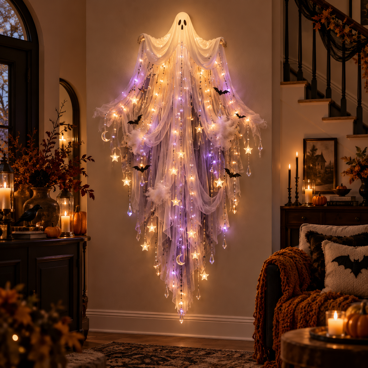 ✨🎃 LAST DAY 49% OFF | Enchanted Halloween Cascading Wall Lights 🕯️