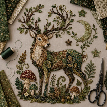 ⏳ Last Day 49% OFF 🌙 Beginner-Friendly DIY Fantasy Creature Patchwork Art Kit