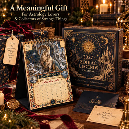 📅✨2027 Zodiac Grimoire Calendar™ | 12 Signs, 12 Forbidden Chapters
