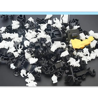 🚗 Universal Hood Support Rod Clips – Heavy Duty Engine Bay Prop Holder Set 🔧