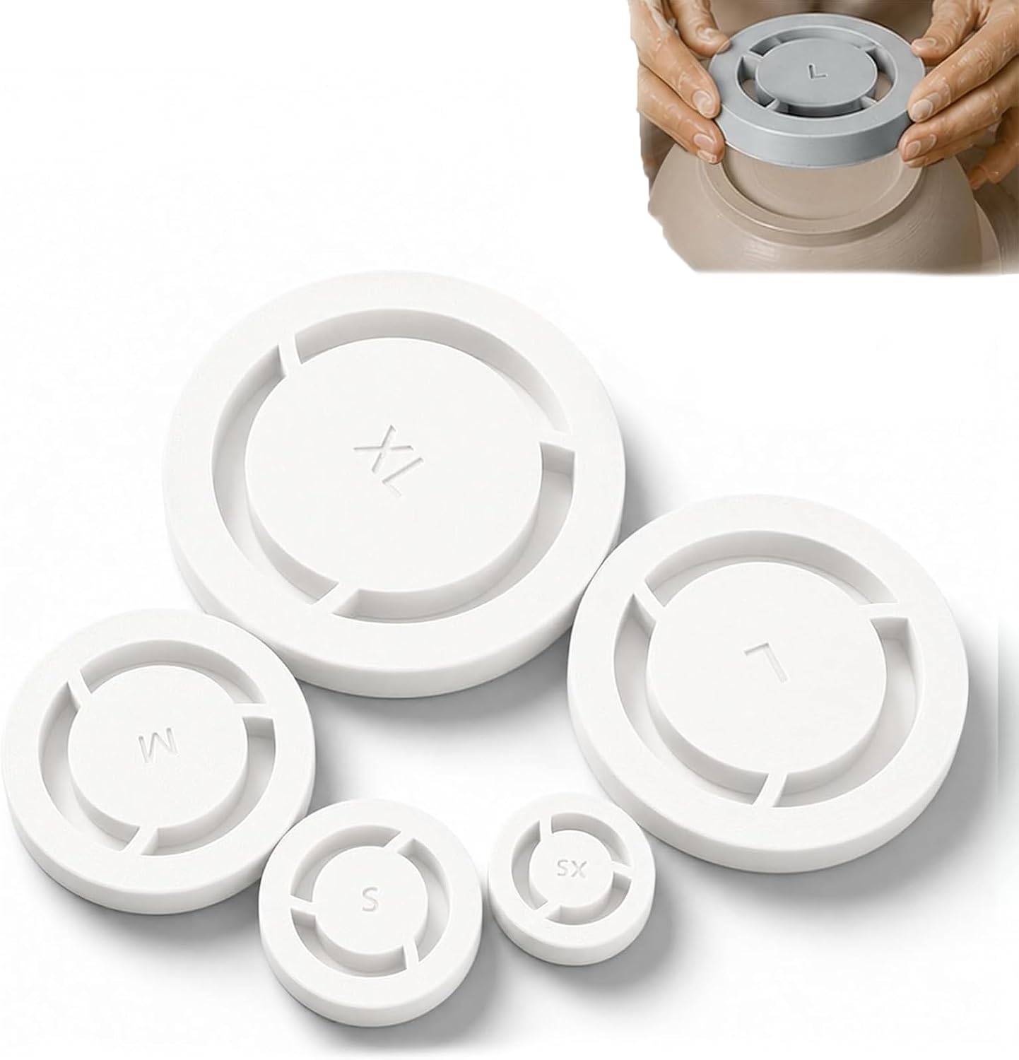 🎁Last Day 49% OFF 🏺5PCS Professional Pottery Foot Ring Trimming Tool
