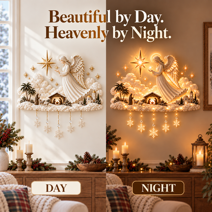 ✨ Wrapped in Angel Wings™ | Glowing Christmas Blessing