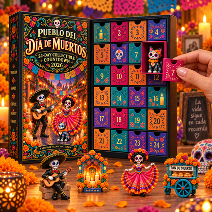 💀 Pueblo del Día de Muertos 2026 – 24 Days of Color, Memory & Tradition 🌼🕯️
