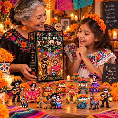 💀 Pueblo del Día de Muertos 2026 – 24 Days of Color, Memory & Tradition 🌼🕯️