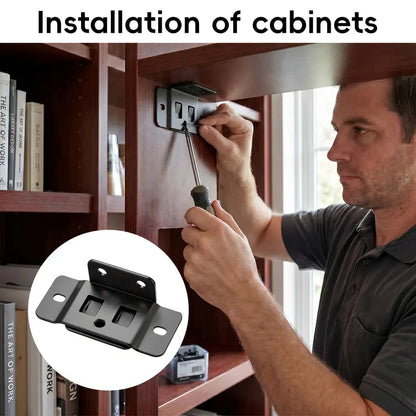 🛠️Heavy Duty Stainless Steel Right Angle Corner Brackets for Furniture
