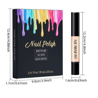 💅 6PCS One-Step 3-in-1 Cat Eye Nail Gel Pen Set for DIY Manicures