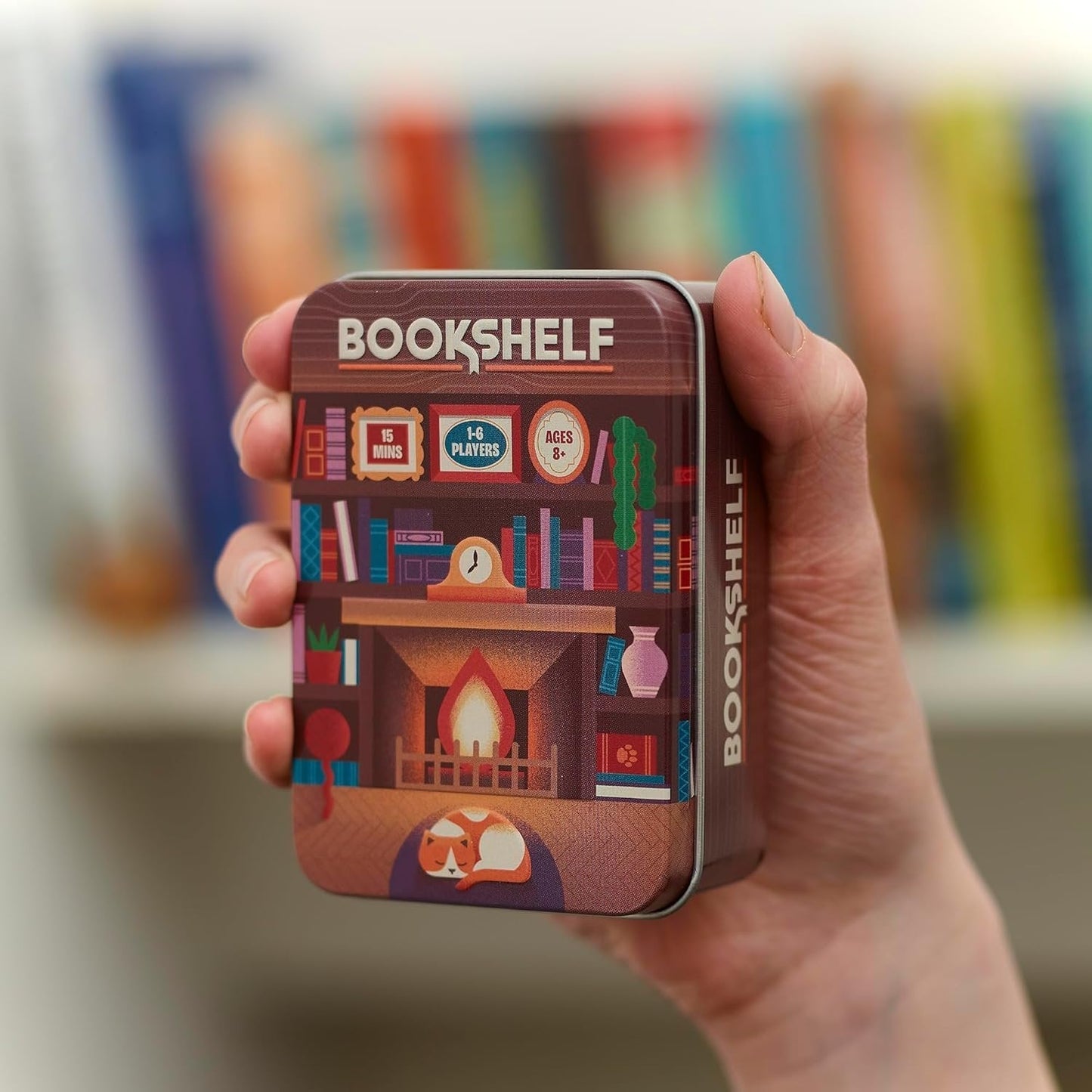 📚🎲Bookshelf Balance Stacking Game in Travel Tin
