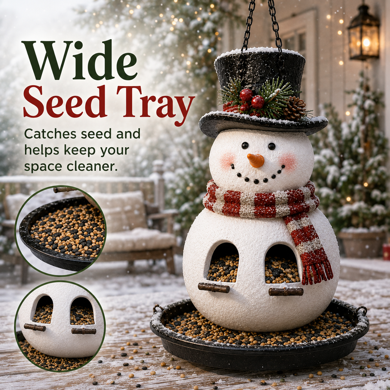 🔥🎄 Christmas Bird Café – 5 Whimsical Feeders for a Festive Winter Garden