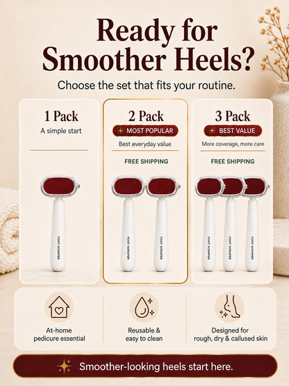 🦶 Manual Heel Callus Remover – Foot File for Dry, Rough Feet