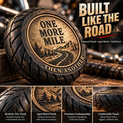 🏍️ 🛞 One More Mile Rider Pocket Hug – Ride Safe, Come Home Keepsake