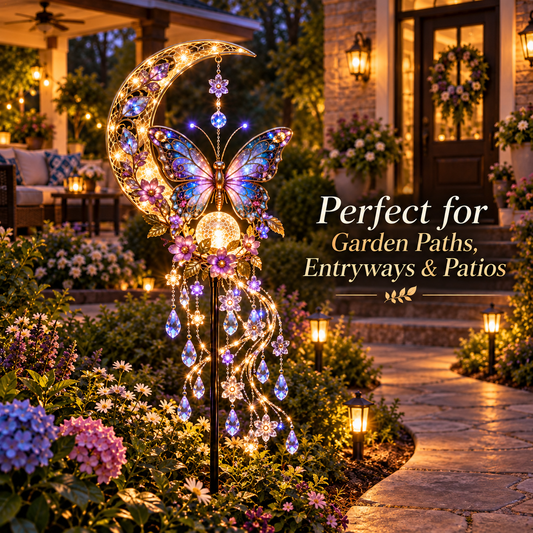 🦋 Moonwing Cascade™ | A Little Garden Magic After Dark 🌙