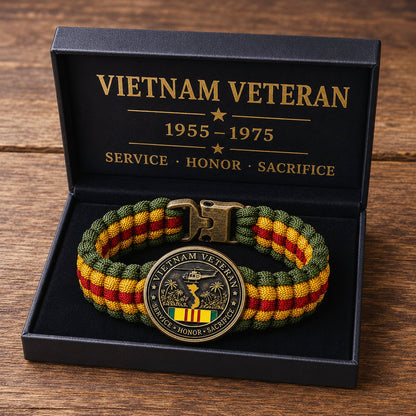 🏆Last Day Promo: 49% OFF 🎖️Survival Paracord Bracelet Honoring Vietnam Veterans