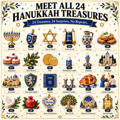 💫 Light, Faith & Memory | 24 Treasures of Hanukkah