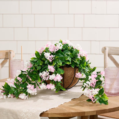 ✈️Free Shipping🌺Faux Crepe Myrtle Hanging Baskets – Ultra-Realistic🌸✨