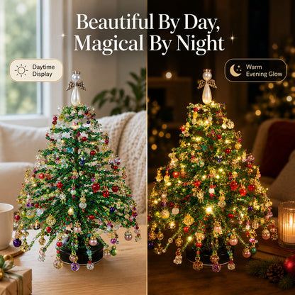 🎄✨ Handcrafted Crystal Christmas Tree DIY Kit – Create Holiday Magic