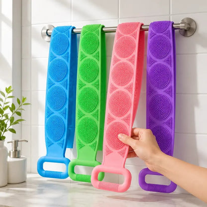 🔥BUY 1 GET 1 FREE 🚿 2-in-1 Silicone Back Scrubber