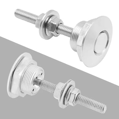 🔒 4PCS Universal Quick Release Latches – Aluminum Push Button for Car & DIY