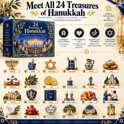 💫 Light, Faith & Memory | 24 Treasures of Hanukkah