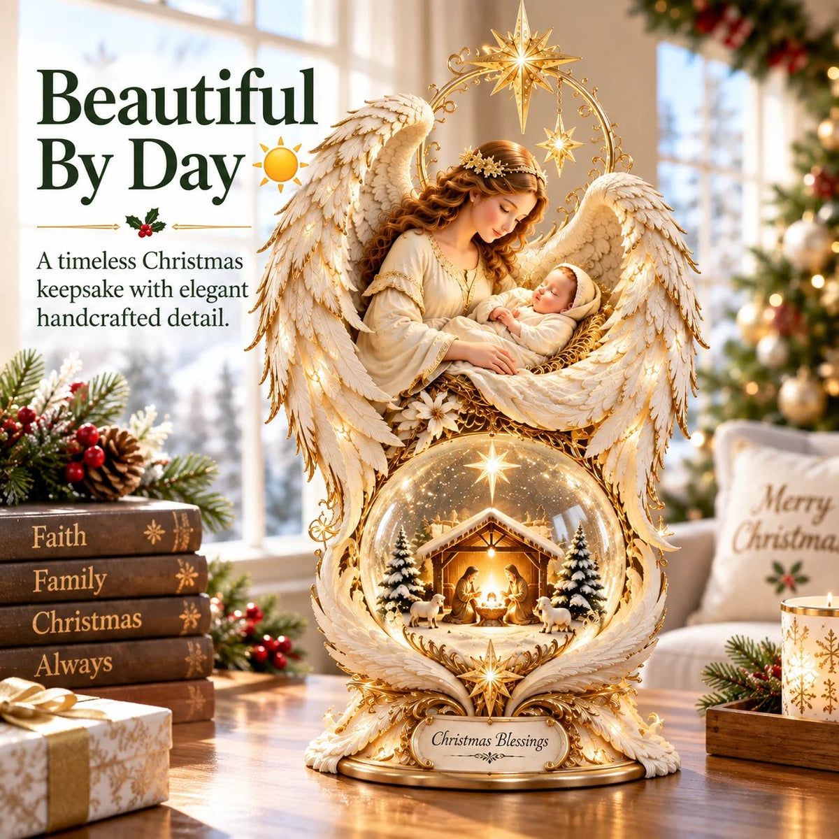 🌟 Bethlehem Comes to Life | Illuminated Nativity Scene ✝️