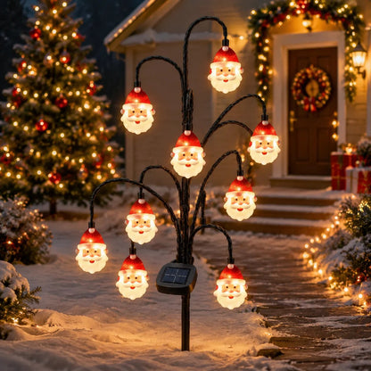 🎄 CHRISTMAS MEGA SALE 65% OFF– Solar Santa Stake Lights 5 Styles Outdoor Yard Decor