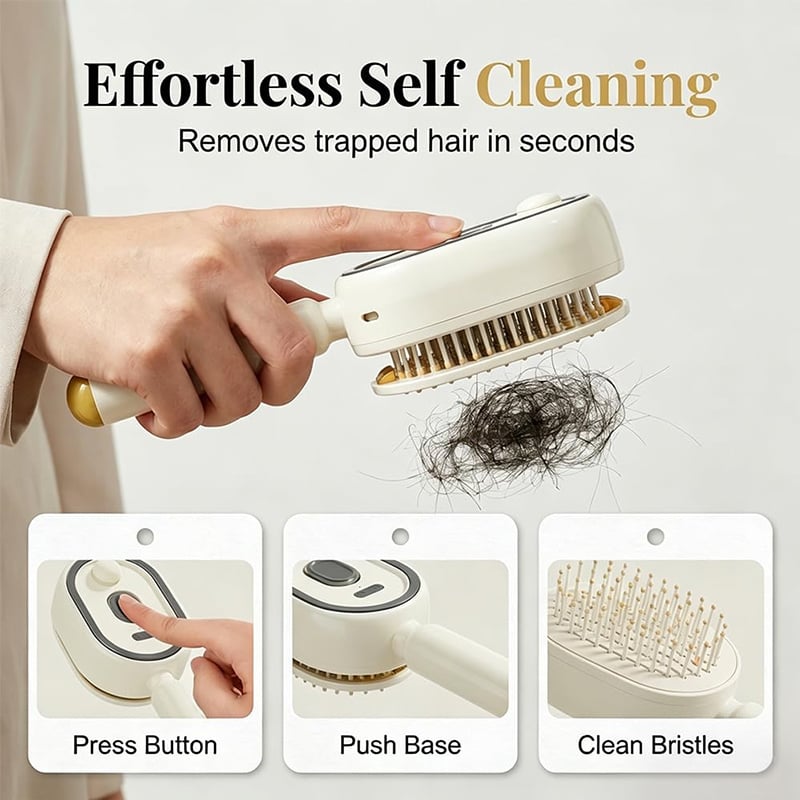 🔥LAST DAY 50% OFF 💆2026 Electric Steam Hair Care & Massage Brush