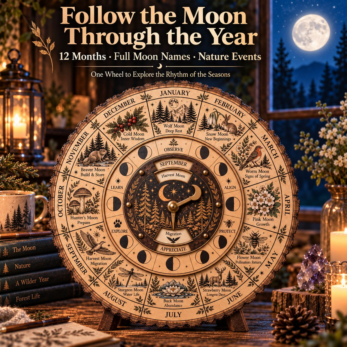🔥 49% OFF ENDS TODAY | 🌙 Explore the Moon & Nature Observation Wheel 🌲 | Buy 2, Ship Free 📦