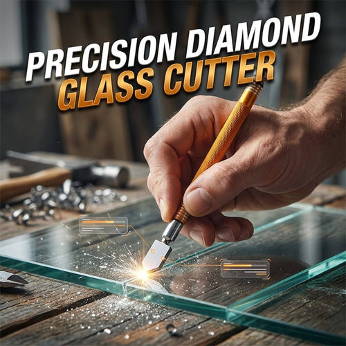 Diamond Head Glass Cutter – Precision Tool for Smooth 3-15mm Glass Cutting