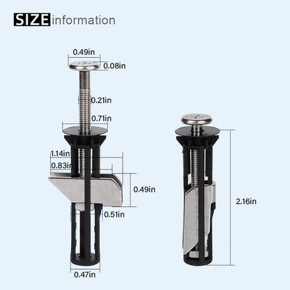 🚽 Universal Toilet Seat Bolt Kit – Quick Release Replacement Screws & Easy Install Fixing Set 🔧✨