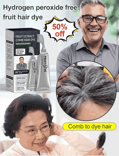 🔥Last Day Sale 50% Off🌿 Plant-Based Hair Color Essence for Gray Hair